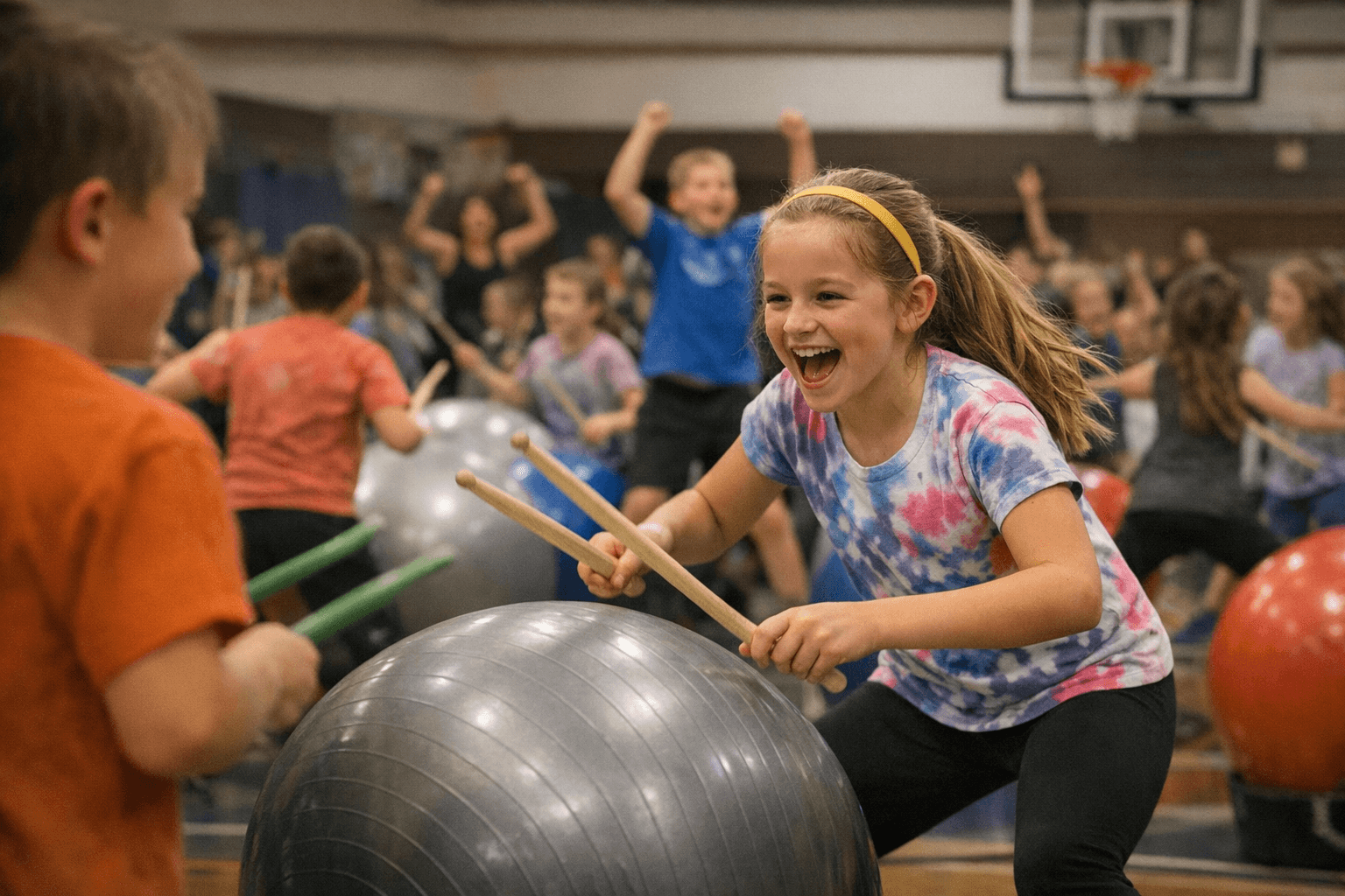 Mifflinburg elementary students drum, dance in lively Drums Alive event