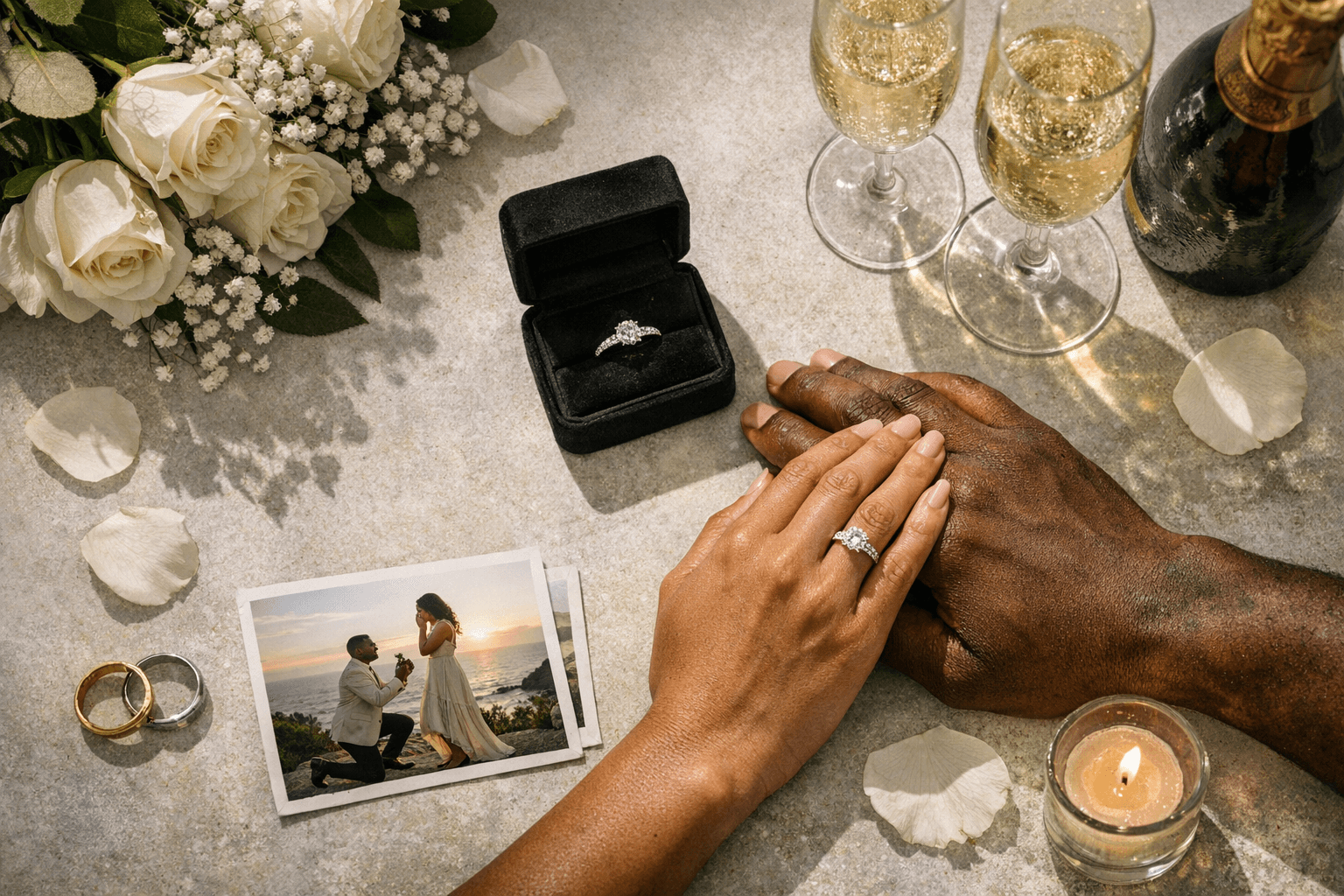 Mthokozisi Dube proposes to Palesa Phillips in January 2026