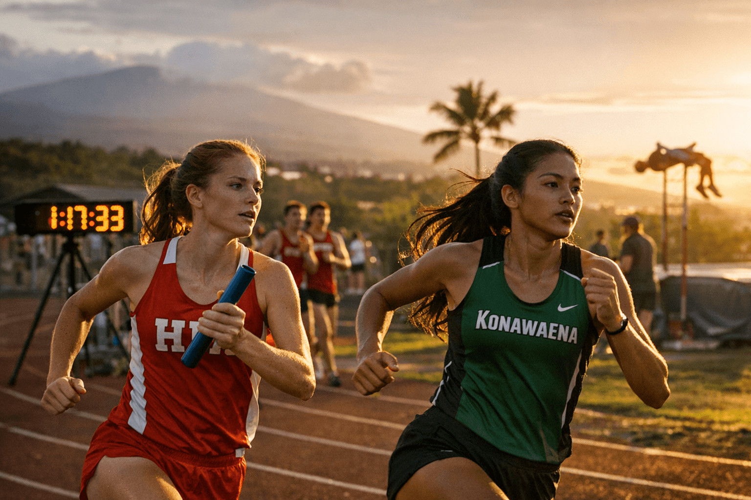 HPA, Konawaena athletes set records in BIIF track-and-field week 7