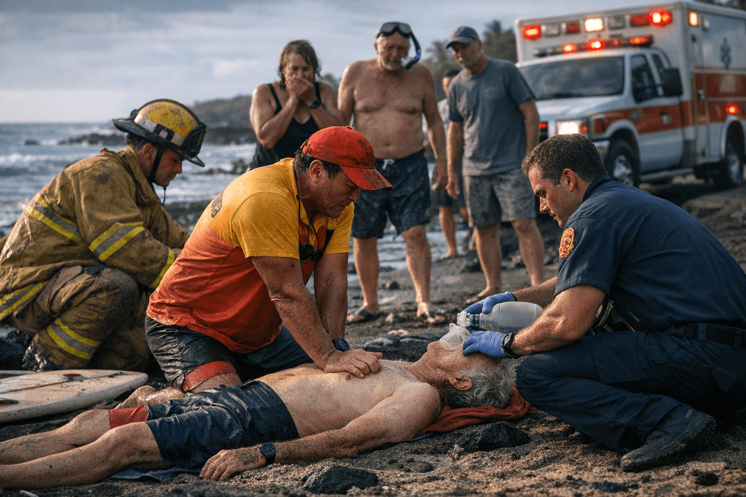 Man dies after being pulled unresponsive from Kahaluu Beach in Kona