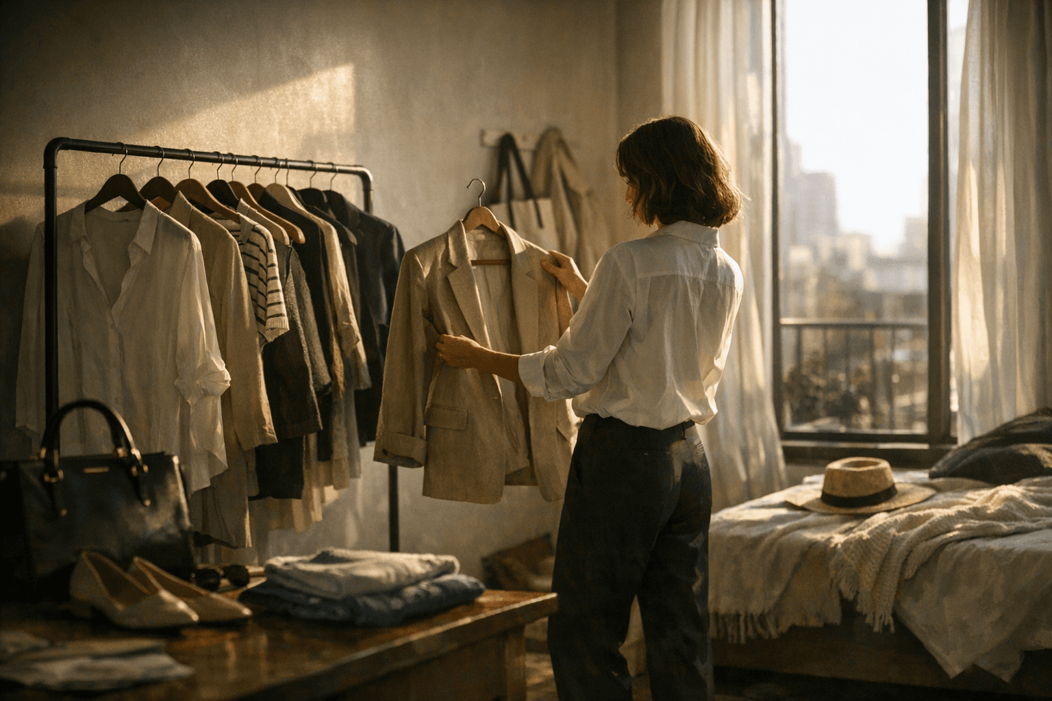 Stylists Narrow Spring Capsule Wardrobes to Refined Essentials and Versatile Layers