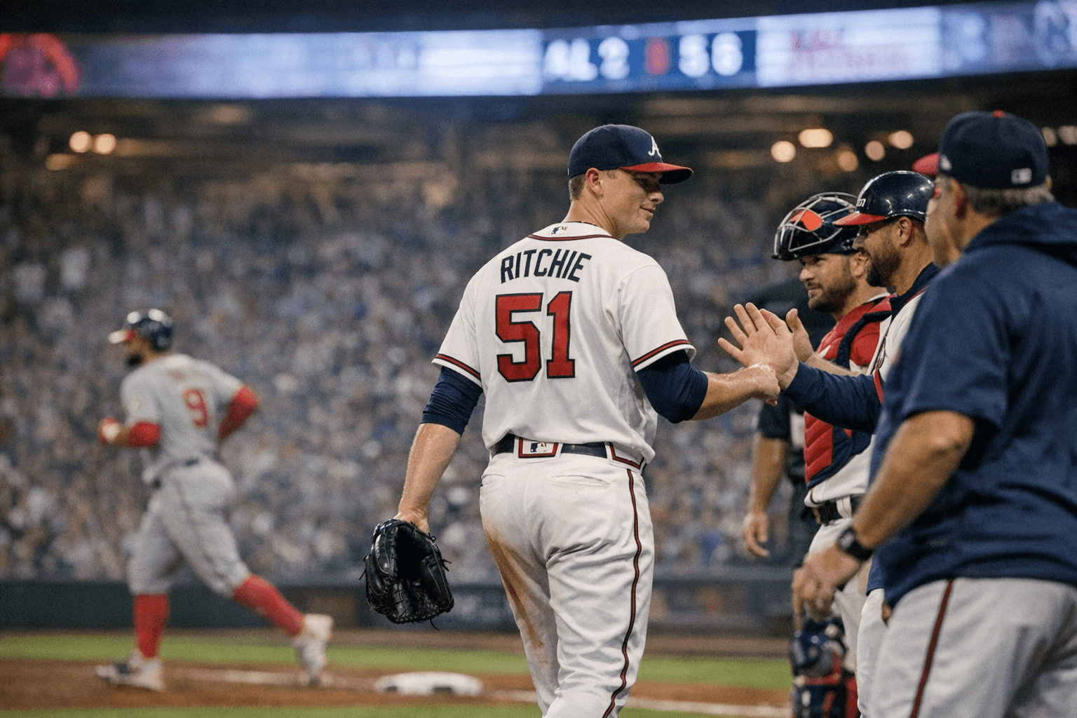 Braves cruise past Nationals 7-2 behind JR Ritchie’s first win