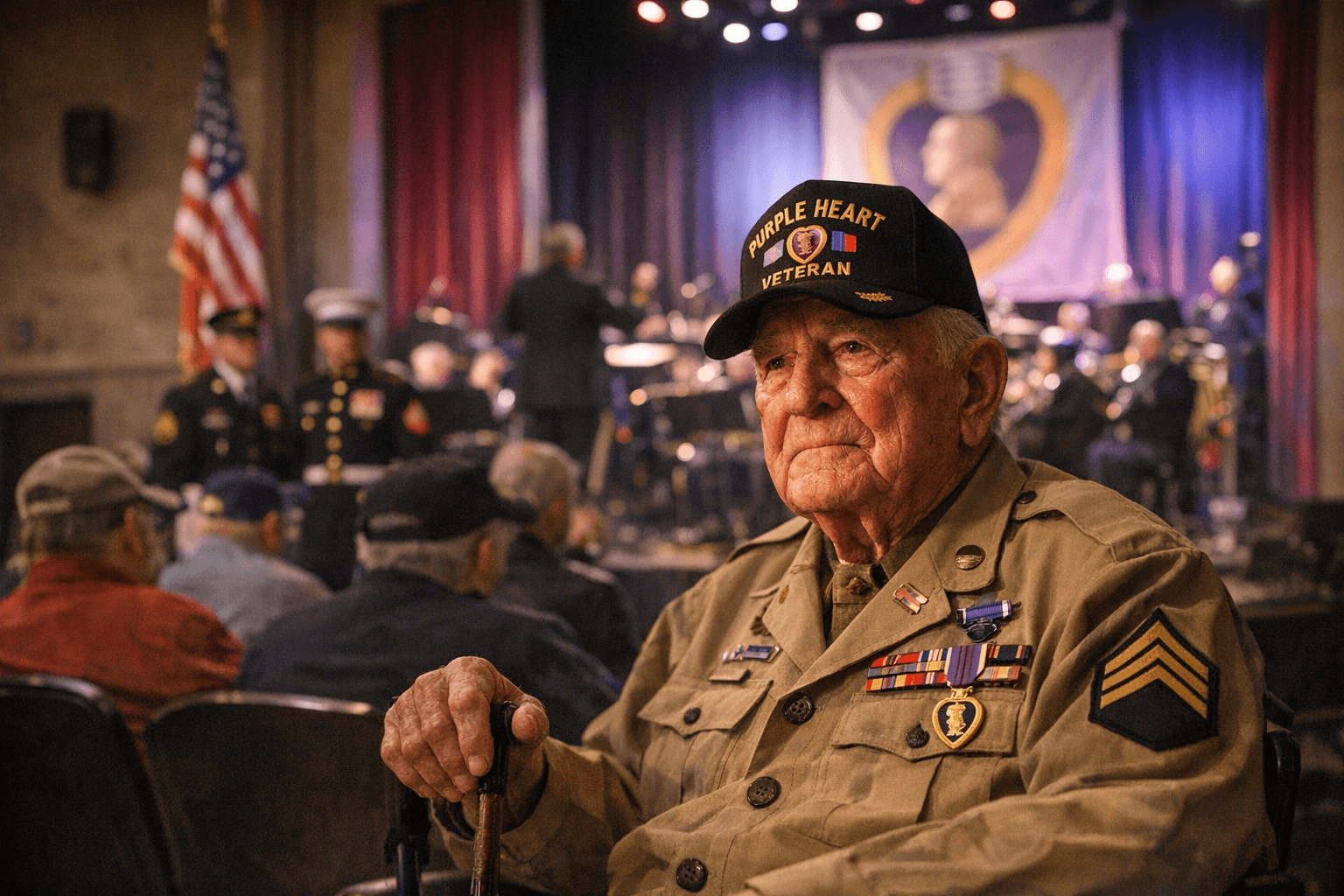 Mount Saint Mary College hosts patriotic concert honoring Purple Heart recipients