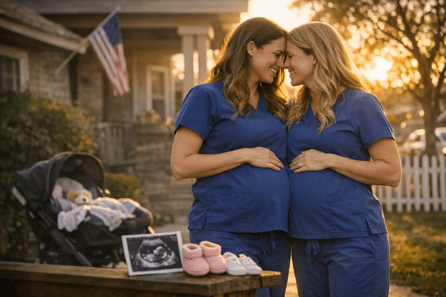 Fresno twin nurses share pregnancy joy after infertility and loss
