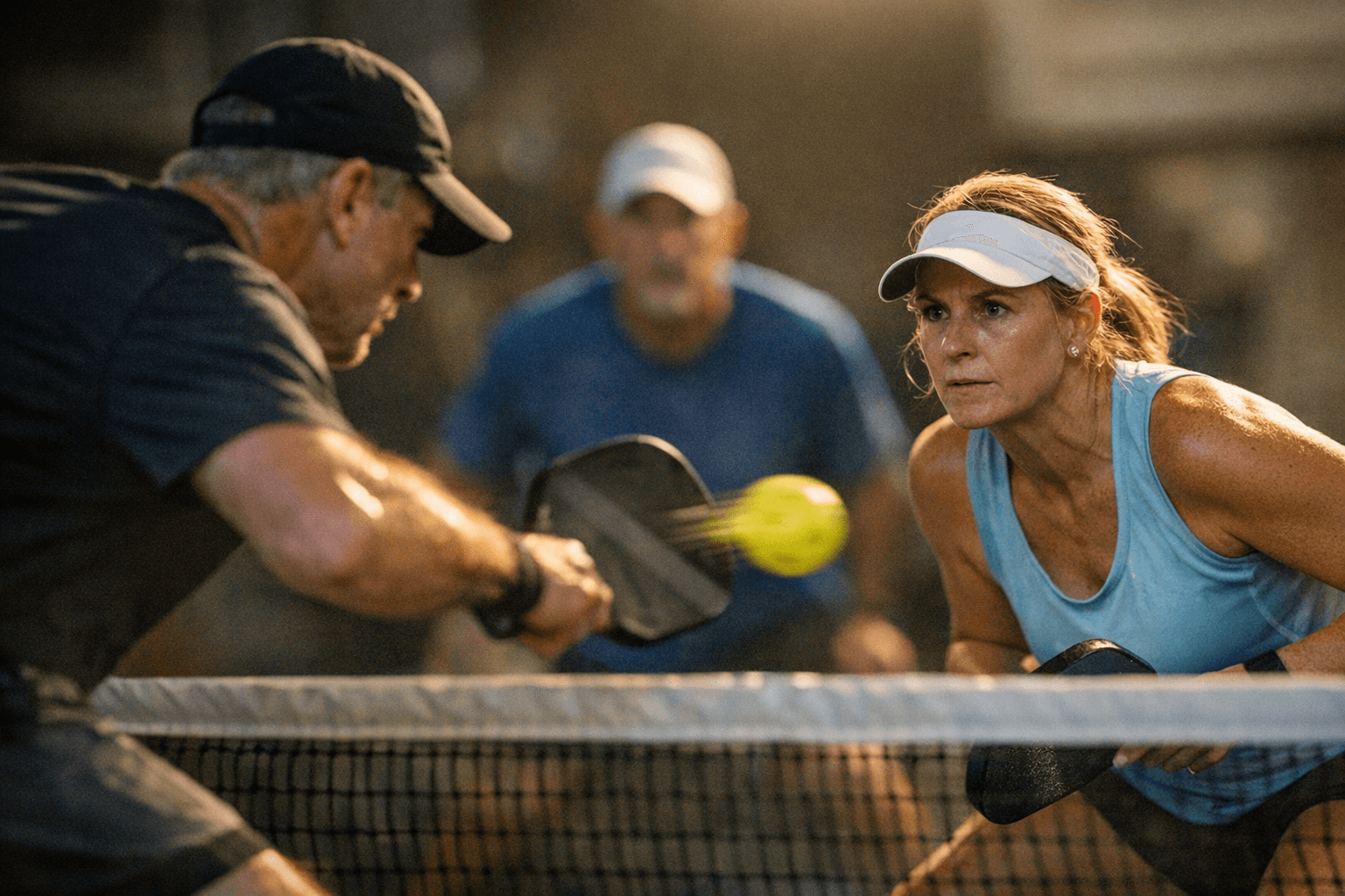 Pickleball speed-ups win by timing, not power at the kitchen line