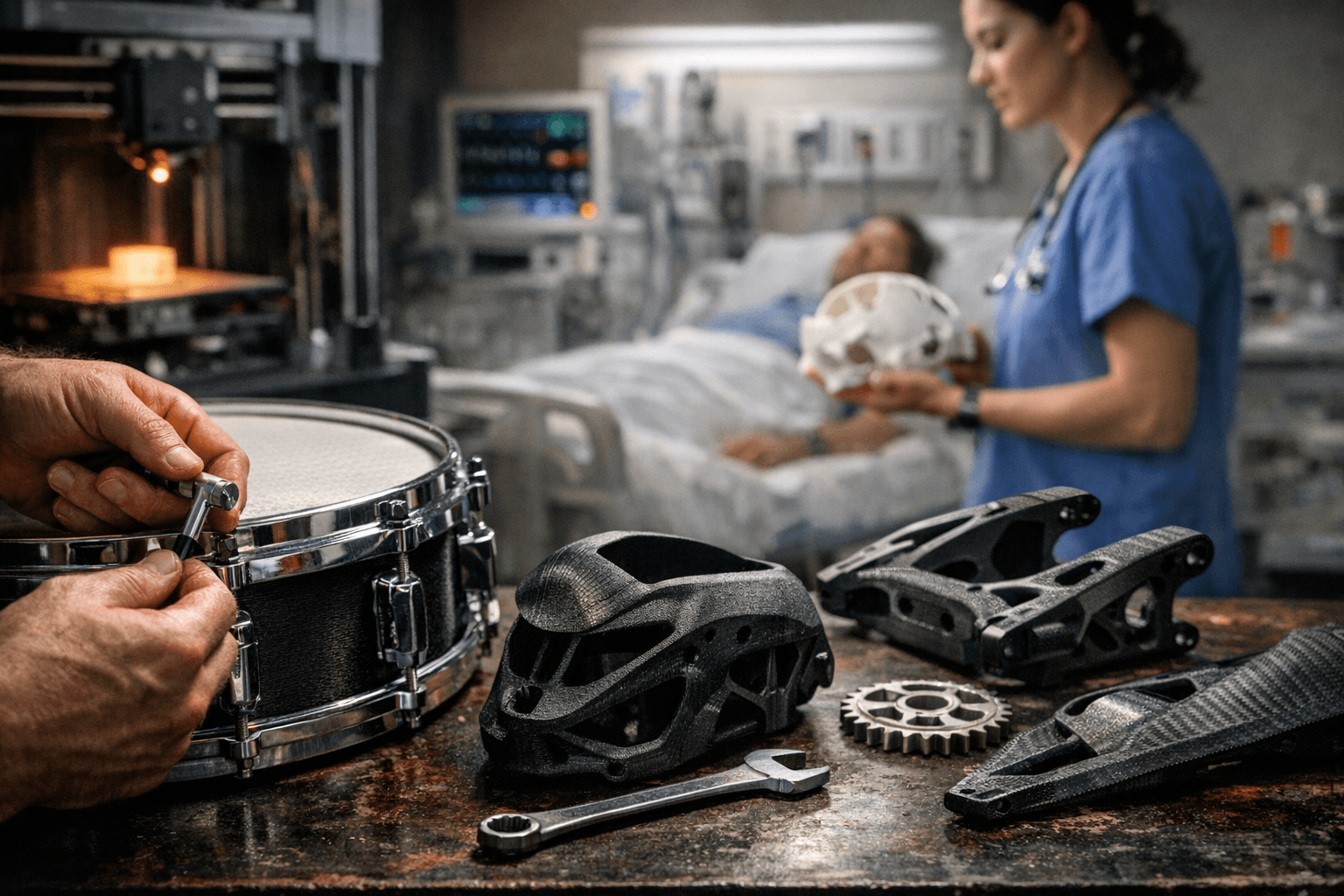 3D Printing Moves Beyond Prototypes, from Music to Hospital Care