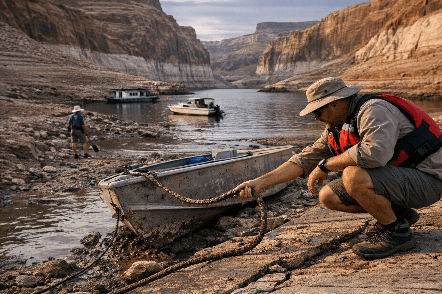 Spring 2026 Glen Canyon and Lake Powell visitors face low-water hazards