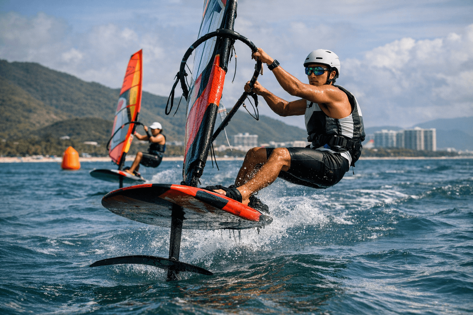 Foil windsurfing joins Asian Beach Games sailing program in Sanya