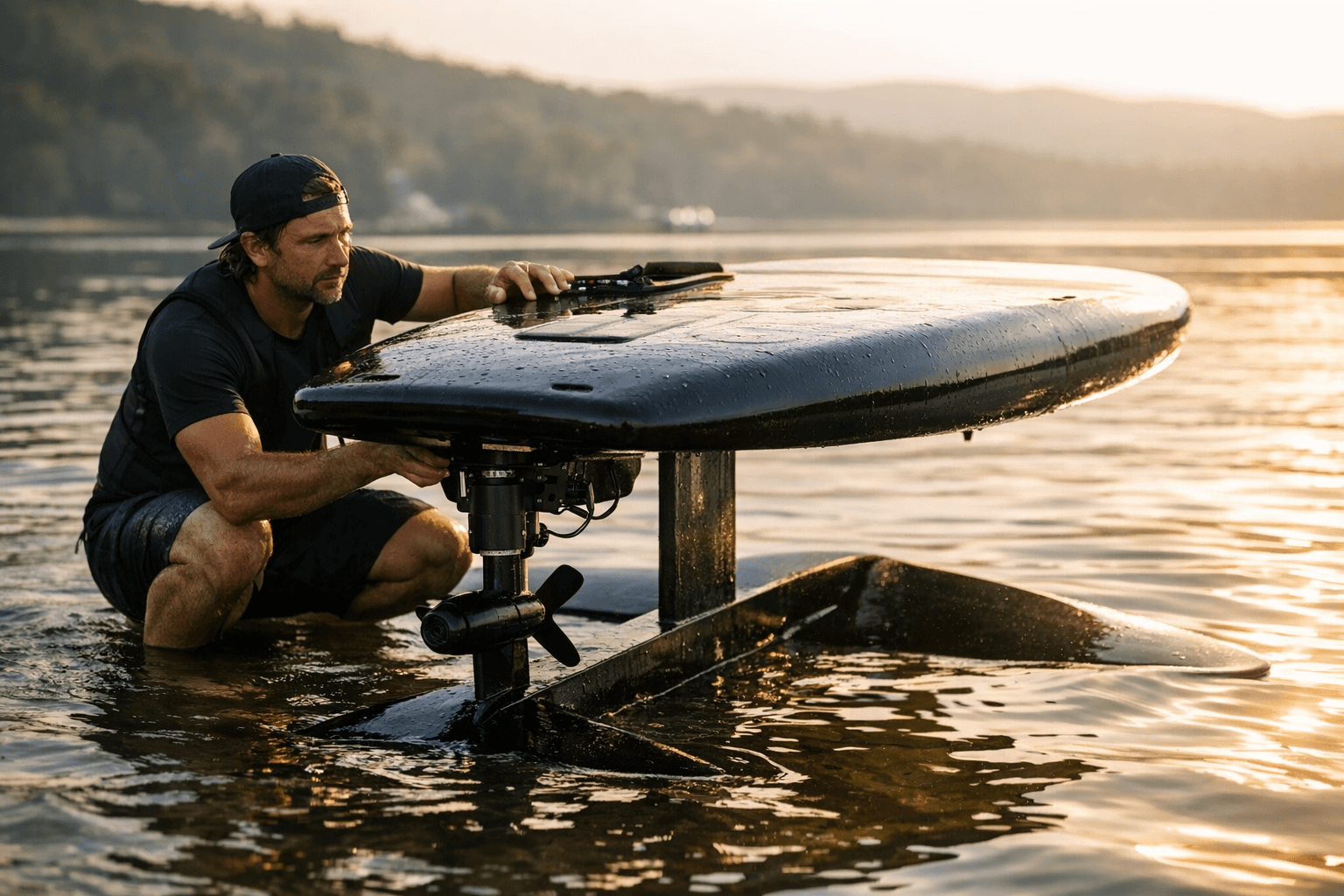 Creator builds world’s largest e-foil, testing foil design limits