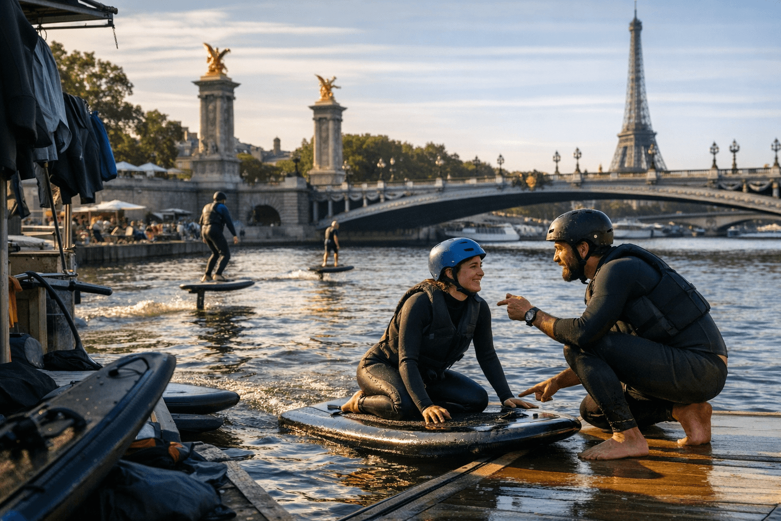 Foil in Paris turns the Seine into an eFoil playground