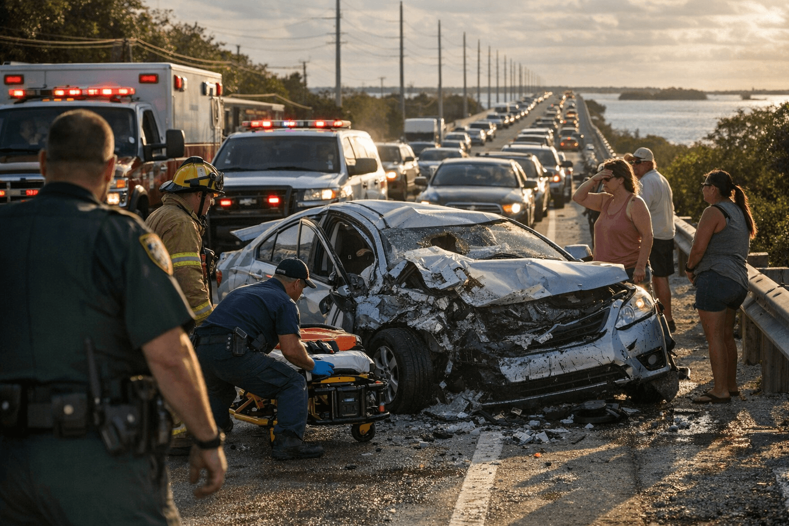 Crash on Overseas Highway in Key Largo snarls northbound traffic, delays