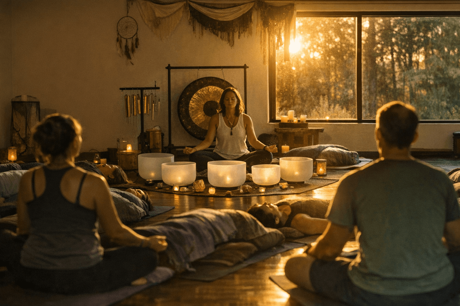 Bend Yoga Class Blends Breathwork, Meditation, and Sound Bath Reset
