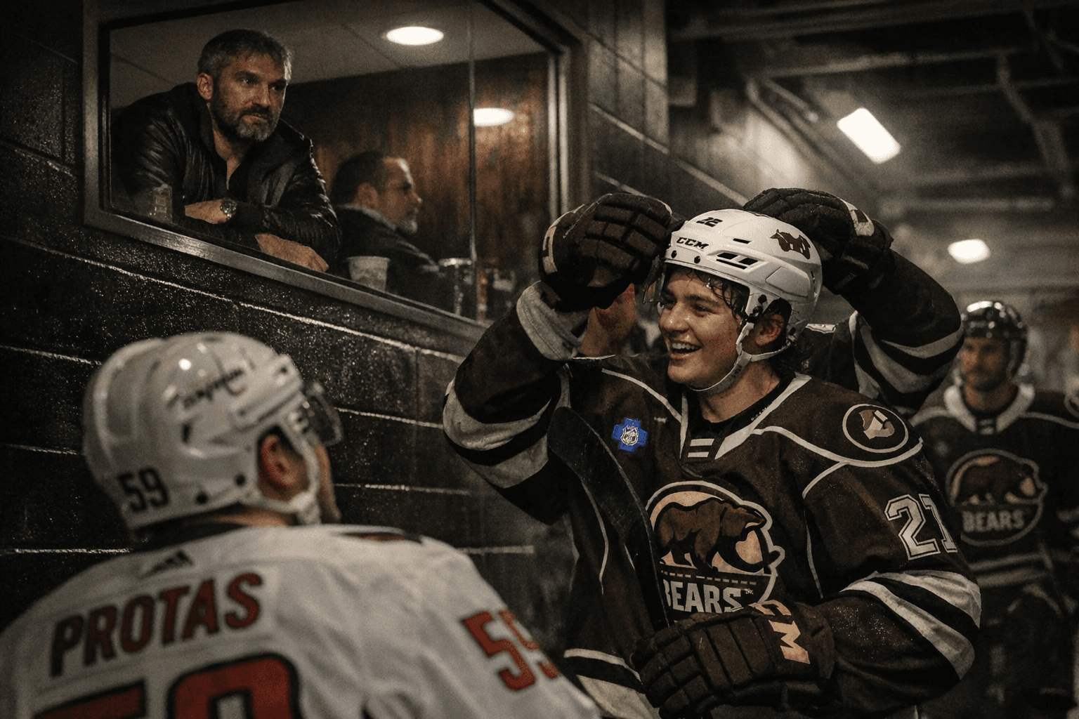 Cristall stars as Hershey sweeps Bridgeport, Capitals prospects shine for Ovechkin and Protas