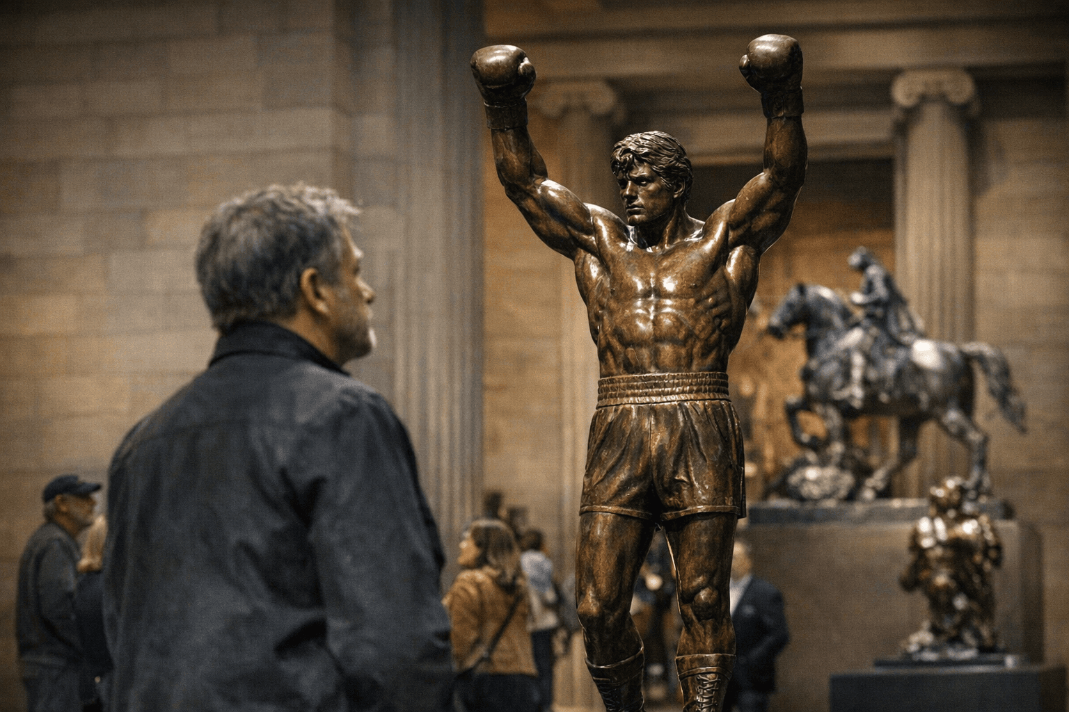 Philadelphia Museum of Art showcases bronze sculpture in new statue exhibition