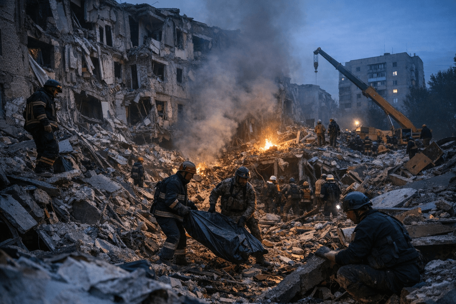 Russian strikes kill civilians in Dnipro as Ukraine calls for talks