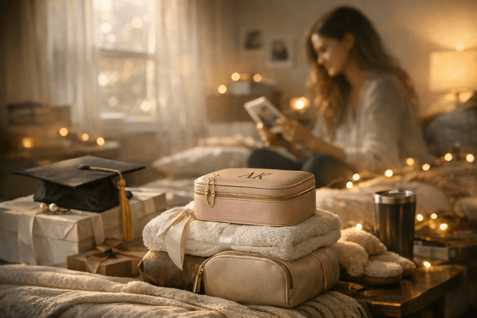 Monogrammed Keepsakes and Dorm Essentials Top Graduation Gifts for Her