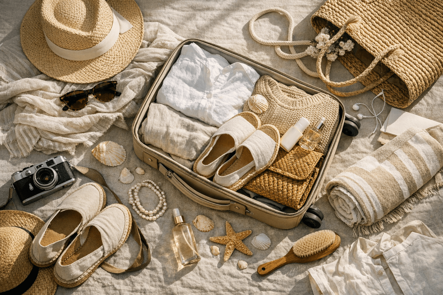 Coastal Grandmother beach packing list, 18 on-sale finds under $100