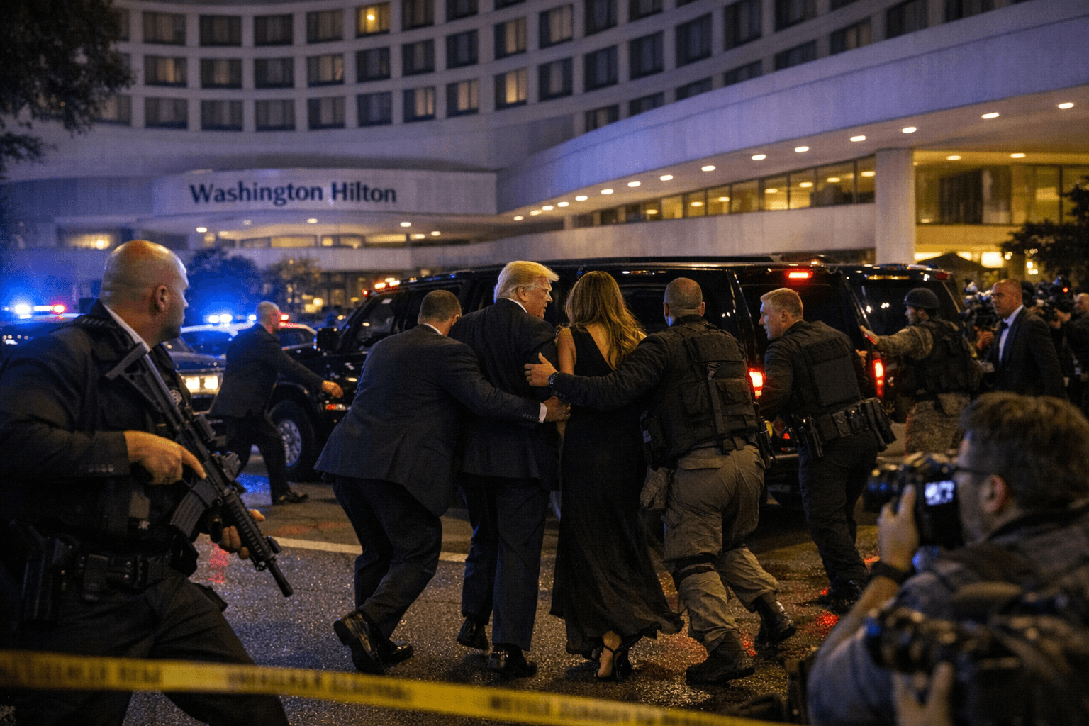 Shots Fired Near White House Dinner, Trump Evacuated, Event Canceled