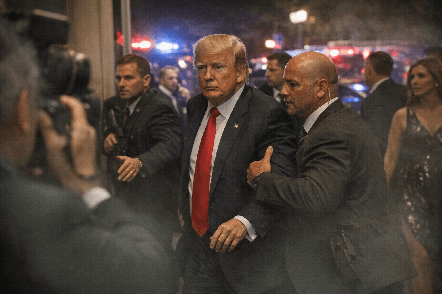 Shots Fired Near White House Correspondents' Dinner, Trump, Officials Evacuated Safely