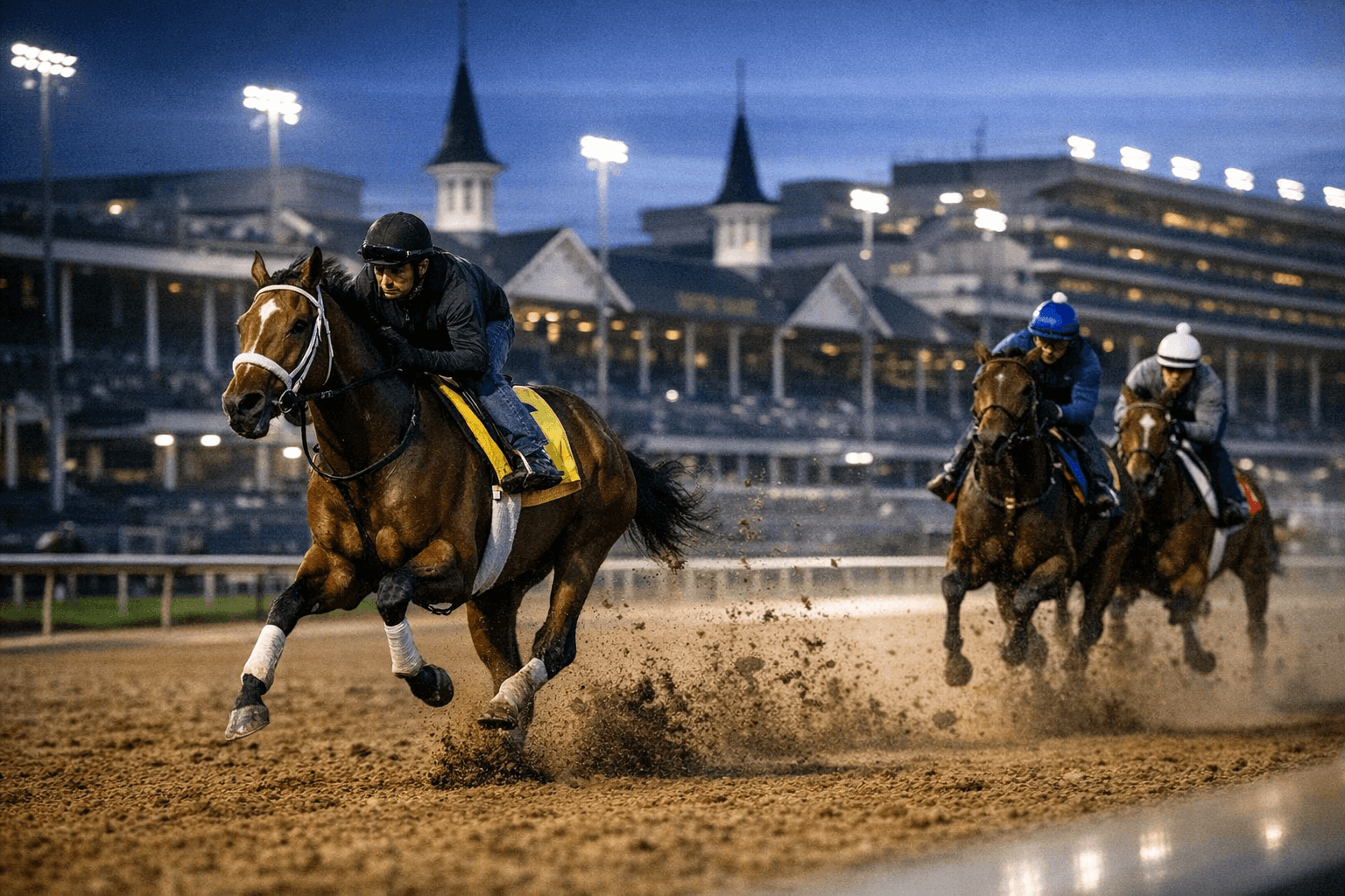 Golden Tempo finalizes Derby prep as So Happy, Emerging Market work at Churchill Downs