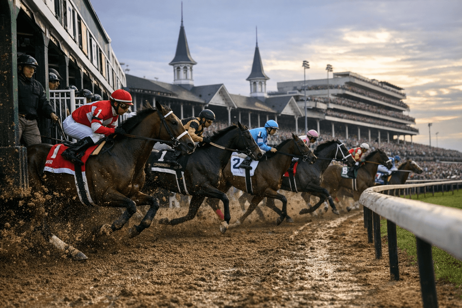 Kentucky Derby post positions set, Renegade draws rail as favorite