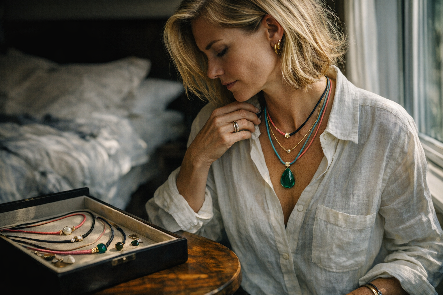 Courtney Leidy’s Silk Cord Necklaces Redefine Everyday Luxury