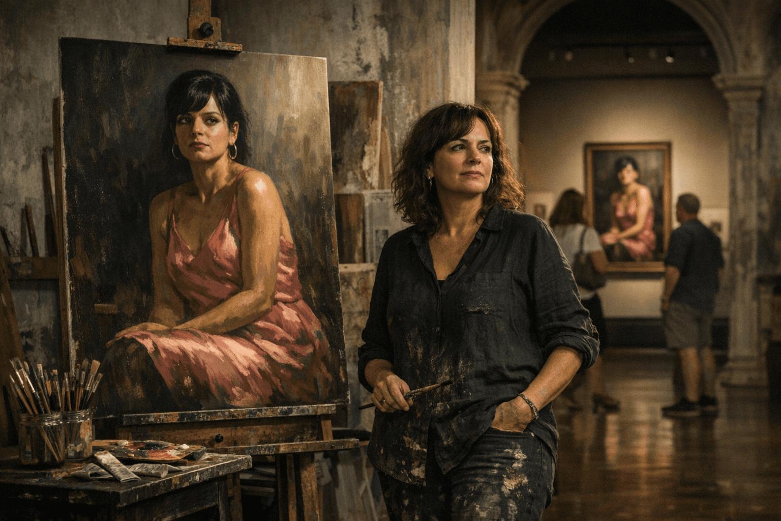 Lily Allen portrait brings Andalusian painter Nieves González into spotlight