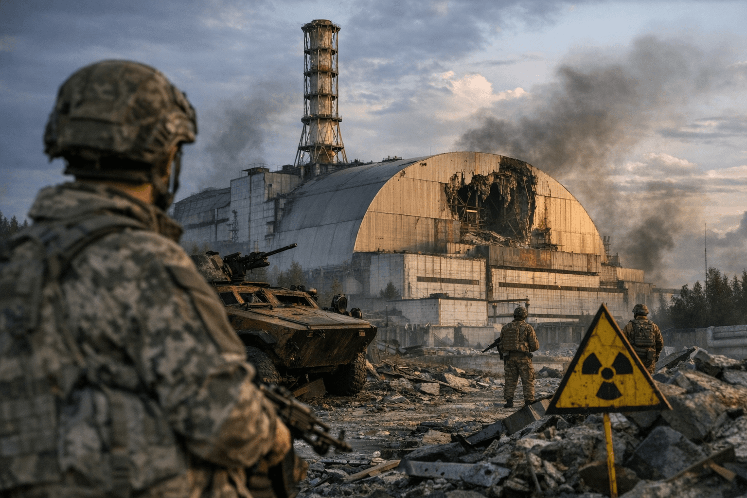 Ukraine Keeps Chornobyl Zone as Military Belt Amid Repair Push