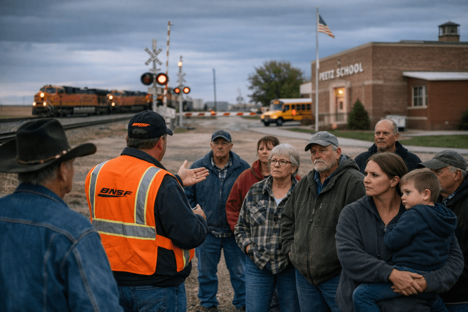 Peetz residents object to BNSF plan to close two crossings