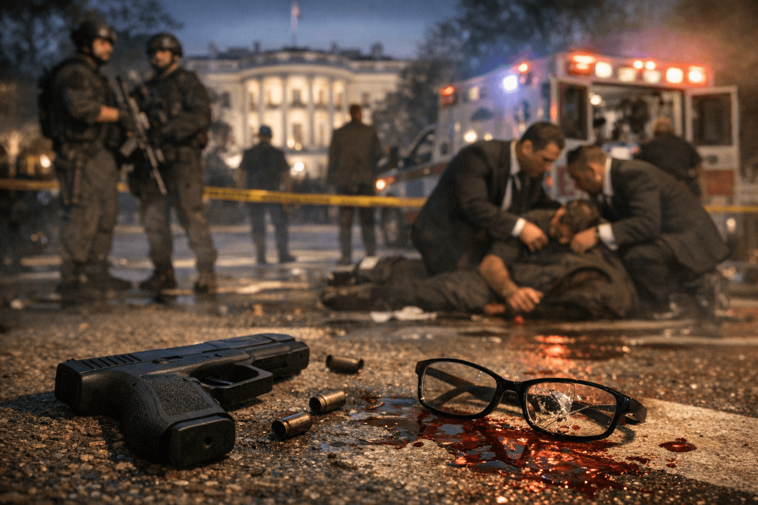 Gunman identified as California teacher, White House dinner turns chaotic