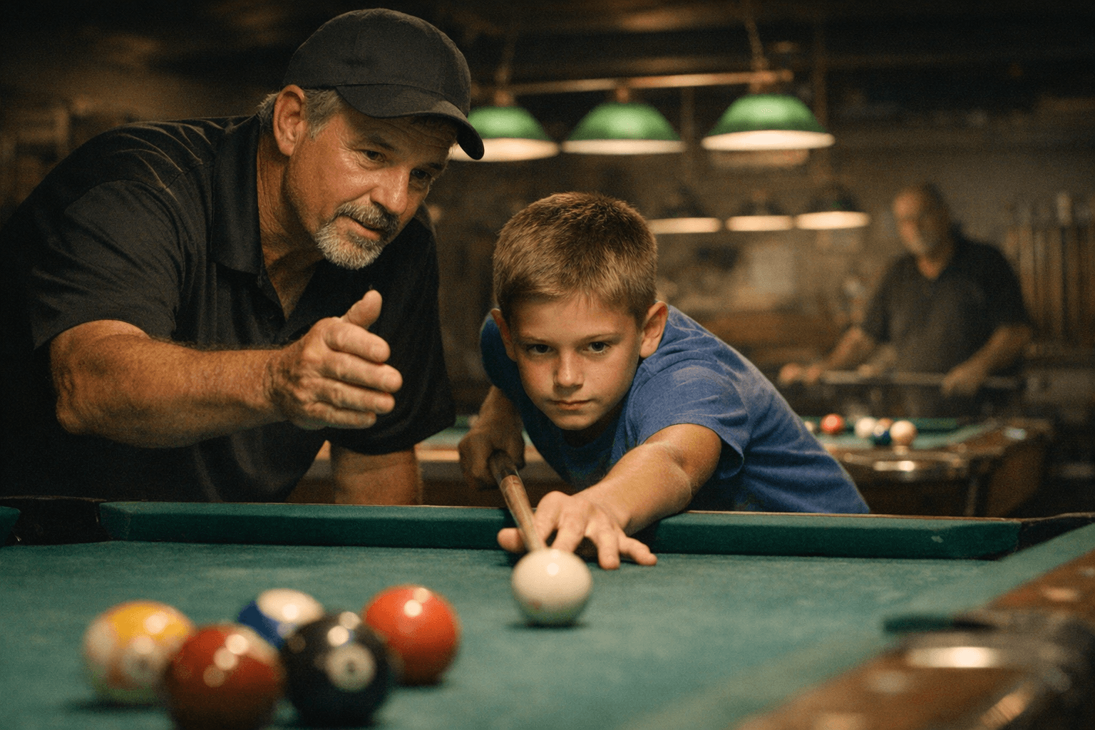 Sanford pool hall shines as mentor coaches young player