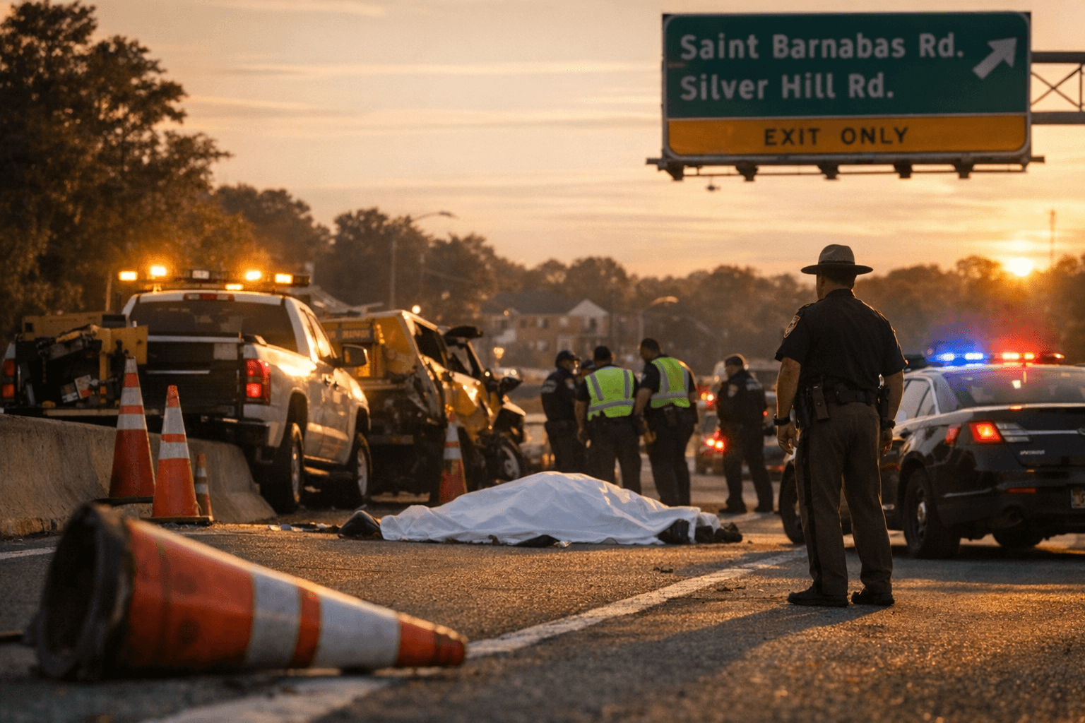 State Highway Administration worker killed in Beltway work-zone crash in Prince George's County