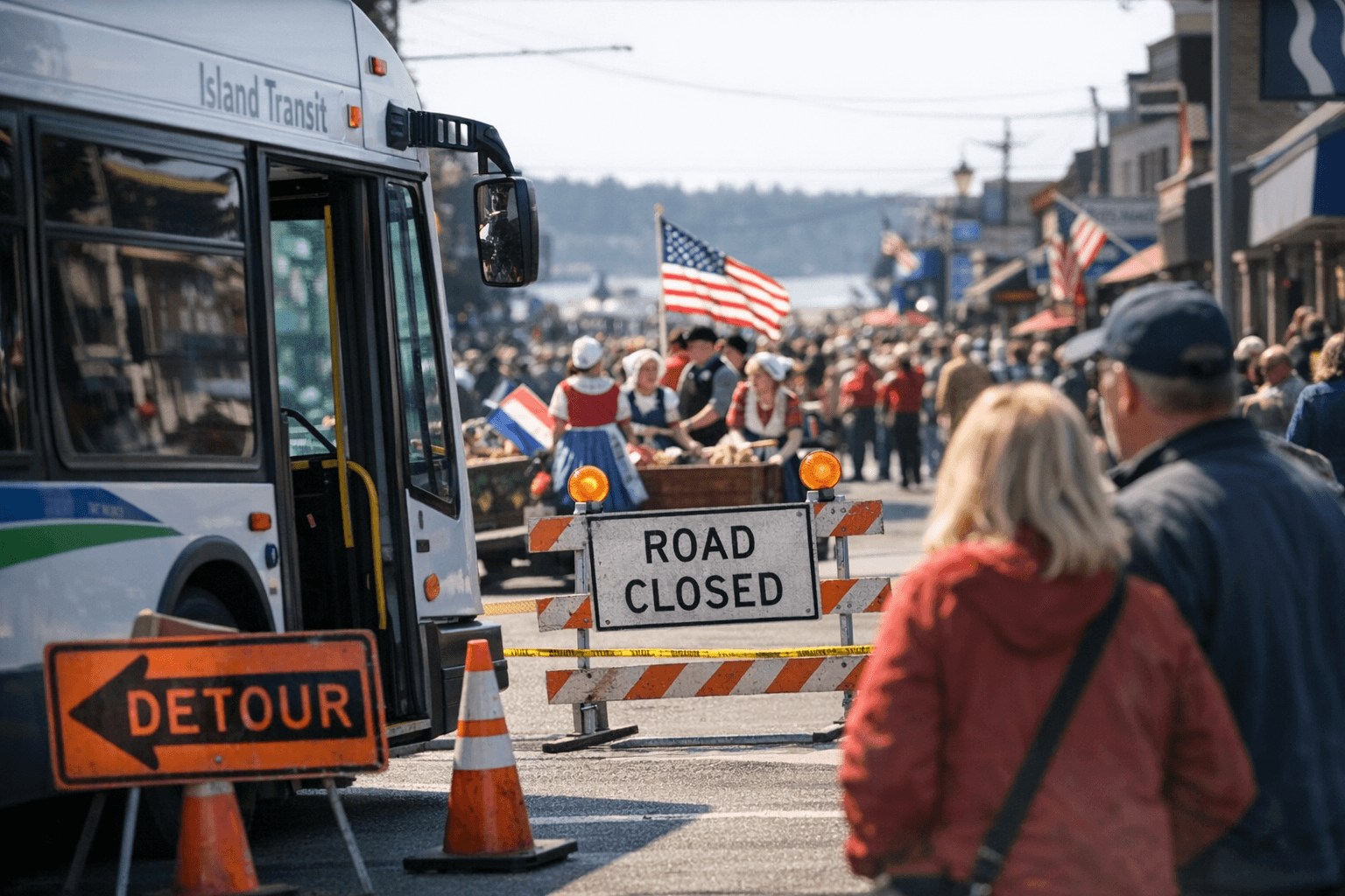 Island Transit alerts riders to Holland Happening parade bus detours Saturday