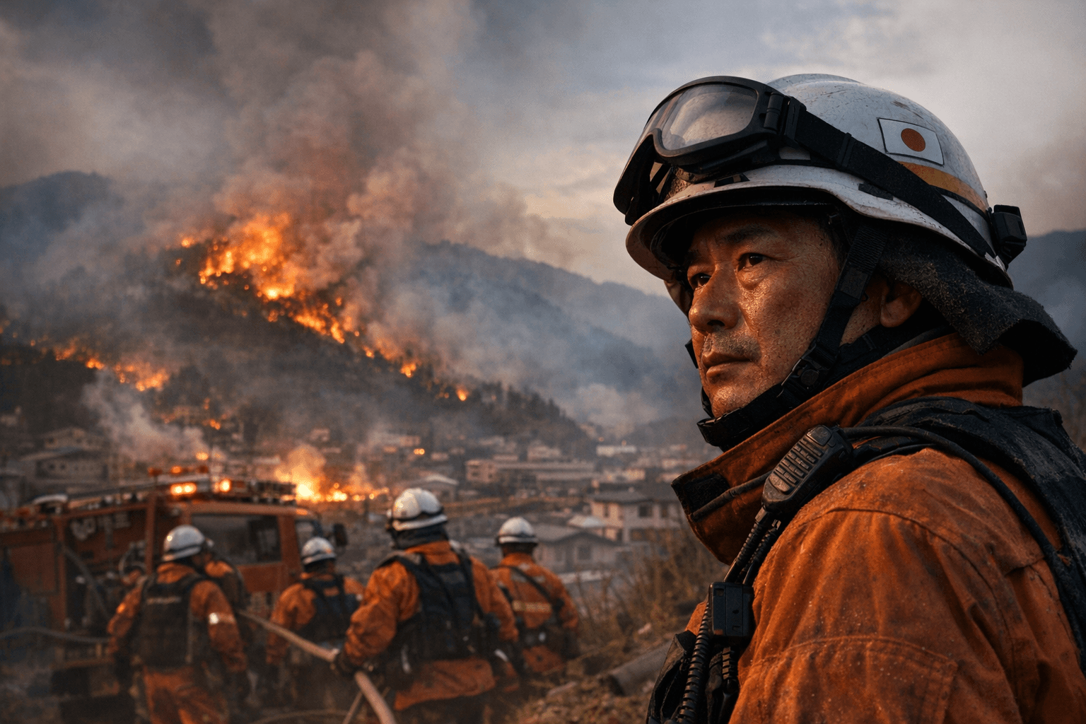Japan deploys 1,500 firefighters as wildfire threat grips Otsuchi