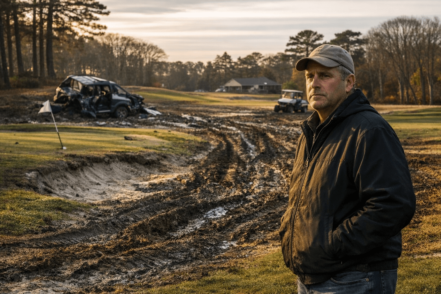 Manorville man charged in $416,500 damage at Pine Hills Golf Club