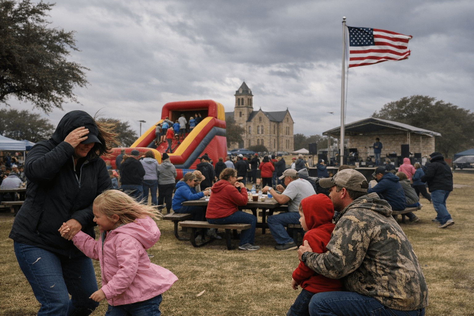 Families gather for Ronnie Viss Kids’ Day despite windy weather