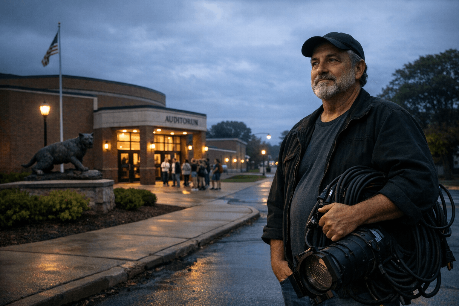 John Davenport’s temporary Oxford High theater job became a 26-year career