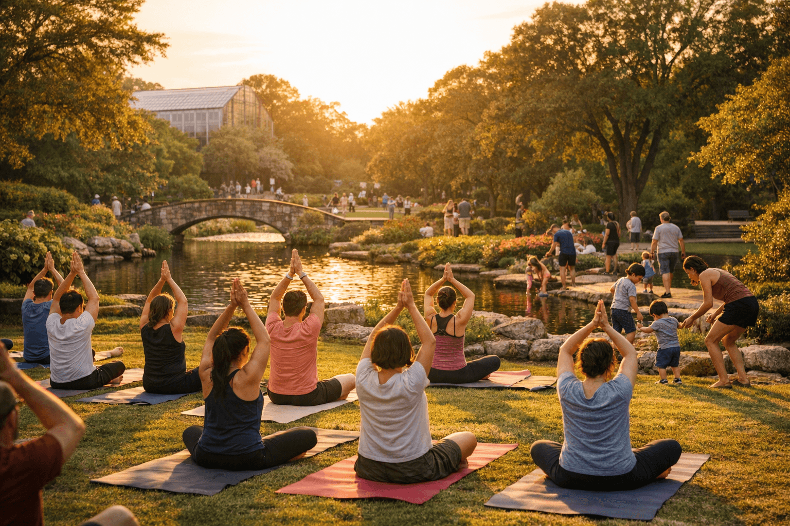 Fort Worth Botanic Garden marks Earth Day with free yoga and family fun