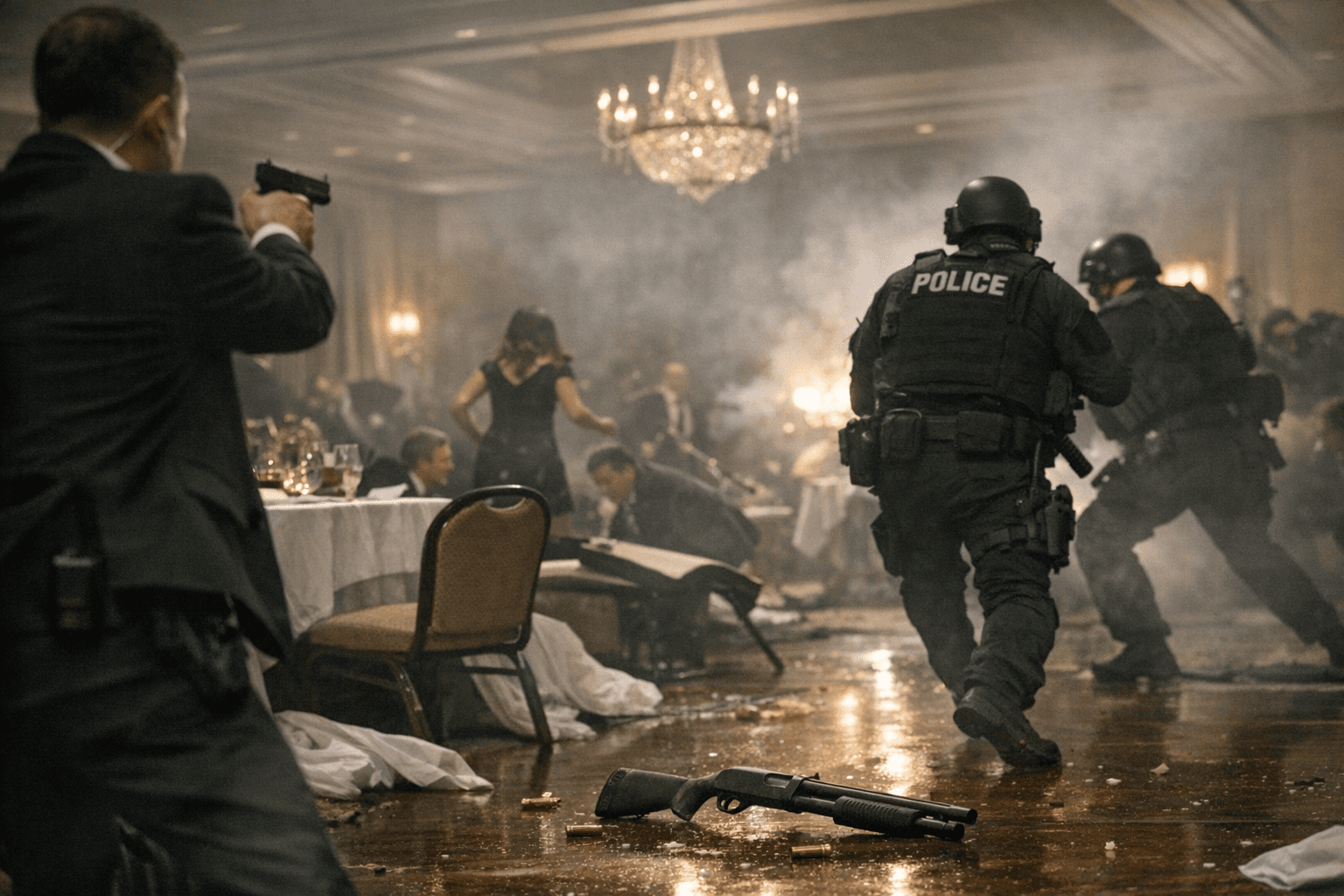 Armed man who stormed Trump dinner named as California engineer