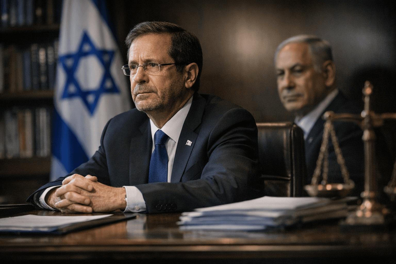 Herzog rejects Netanyahu pardon for now, seeks mediation in corruption case