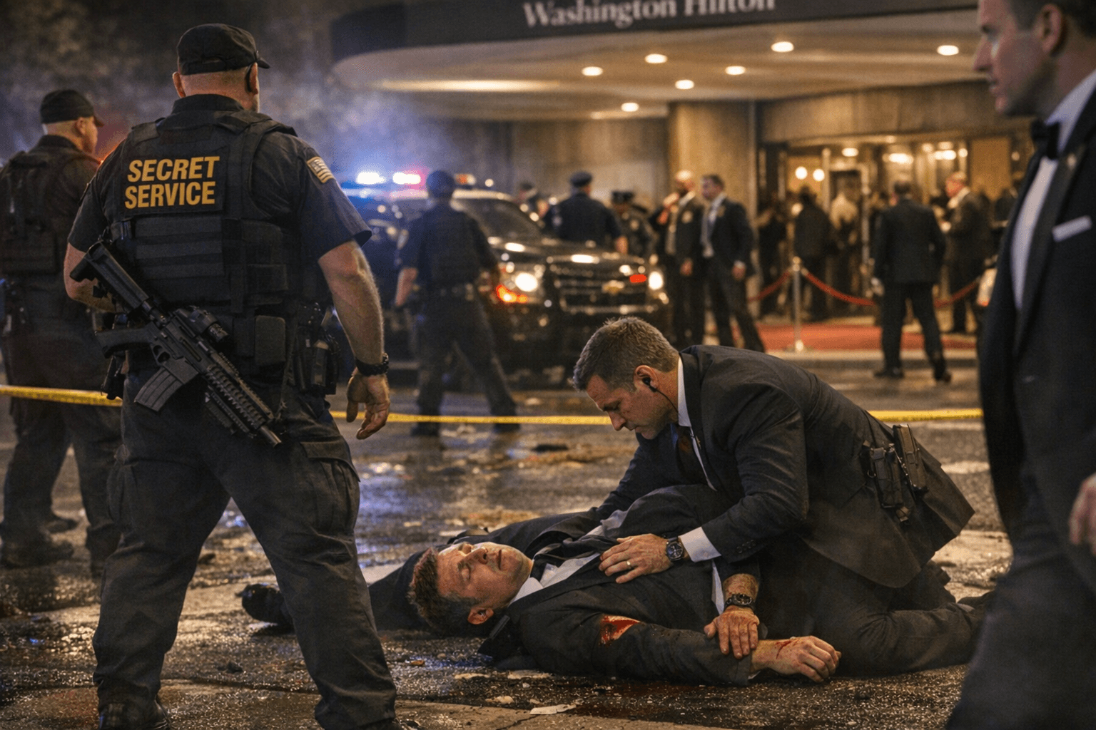 Shots Fired Near White House Correspondents' Dinner, Trump Unhurt, Suspect Arrested
