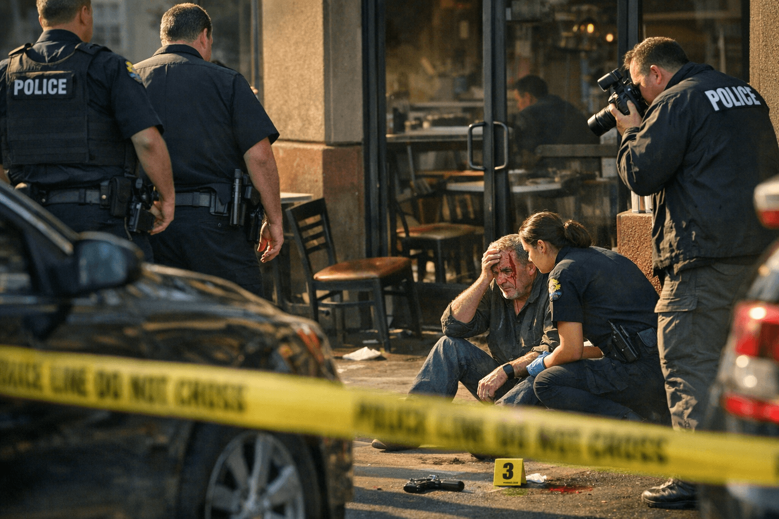 Three suspects sought after violent Fresno restaurant robbery, assault