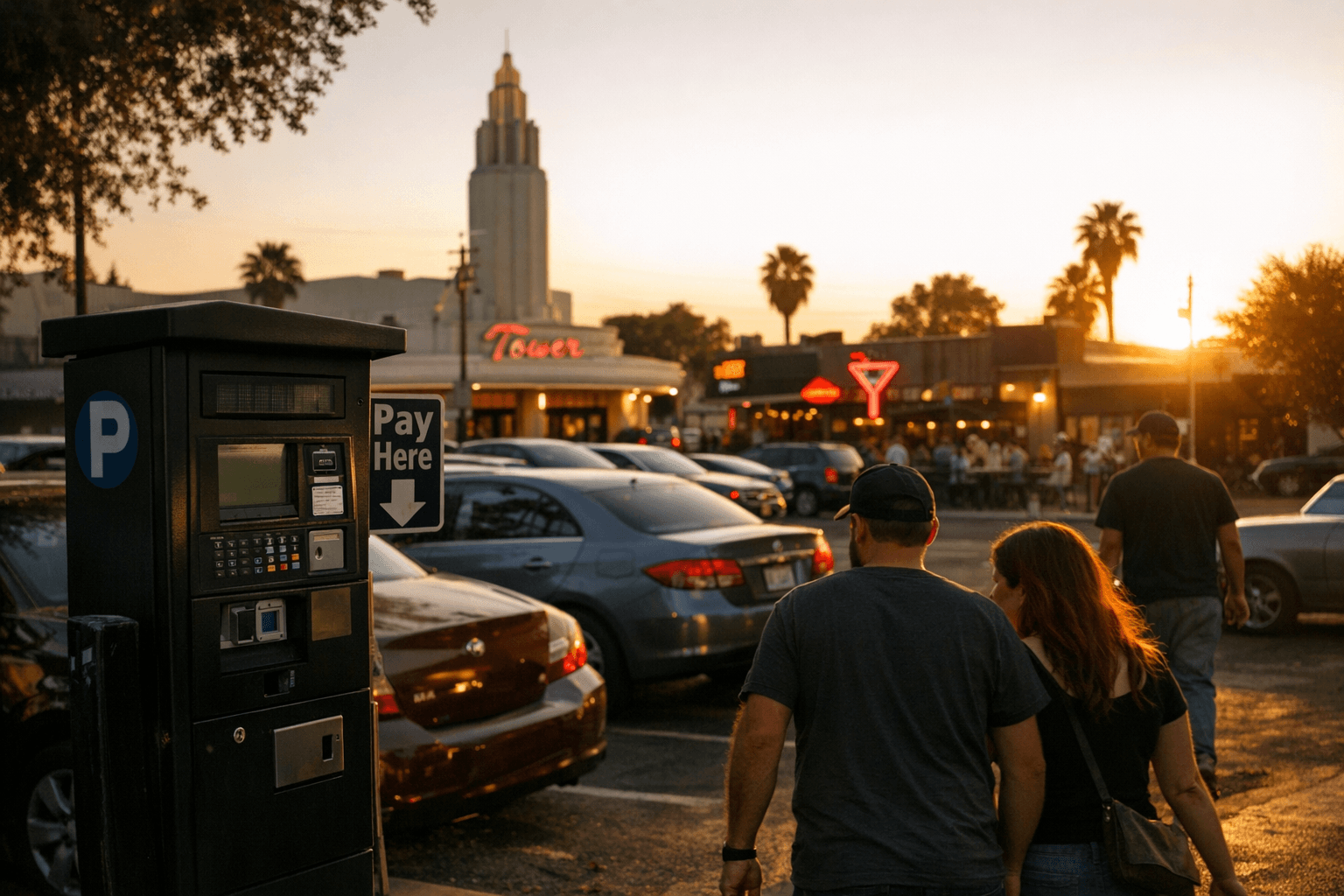 Paid parking arrives in Tower District, sparking concern over rates