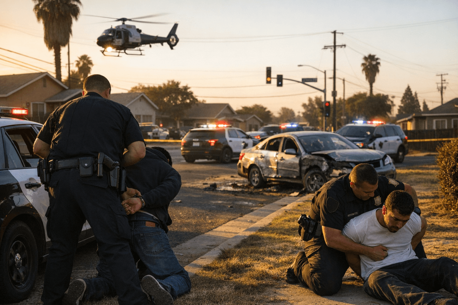 Two arrested after assault, robbery near Belmont and Fowler avenues