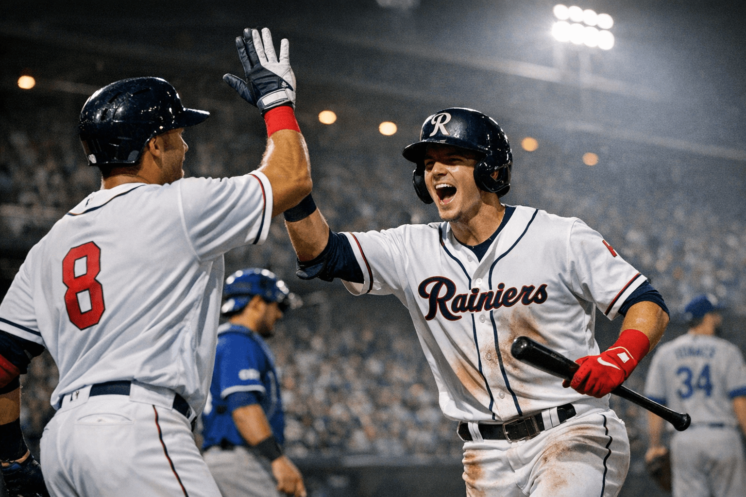 Rainiers edge Comets 3-2 behind Davis, Emerson homers