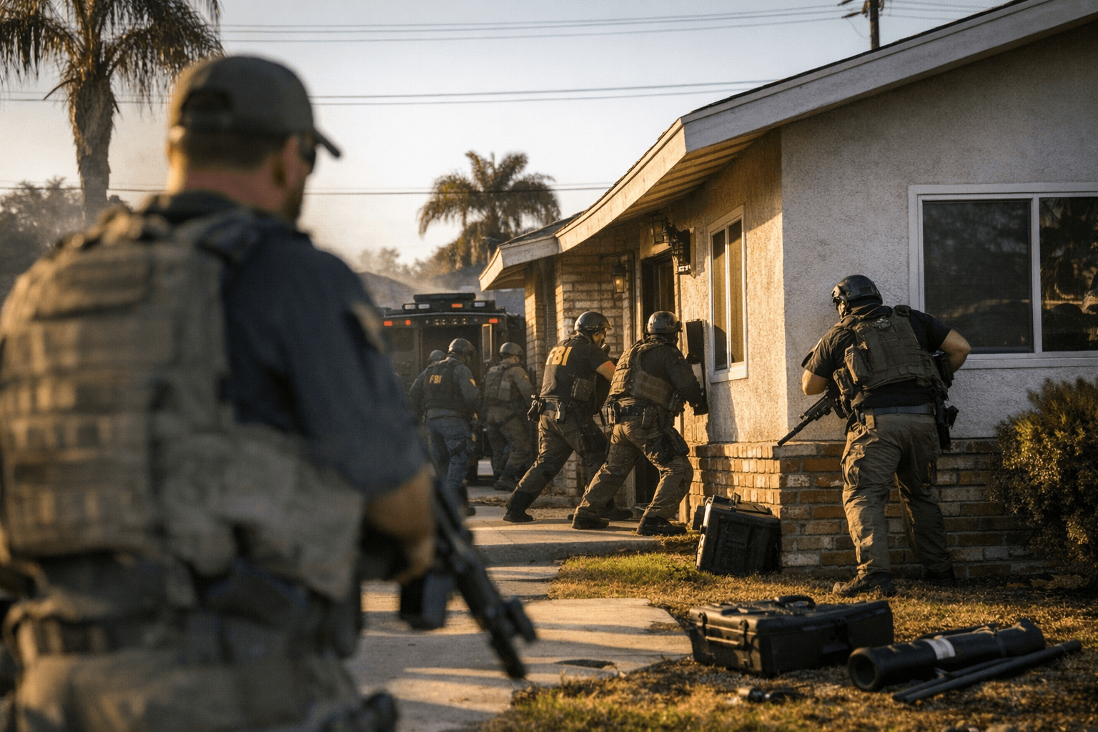 Federal agents swarm Torrance home after White House shooting suspect identified