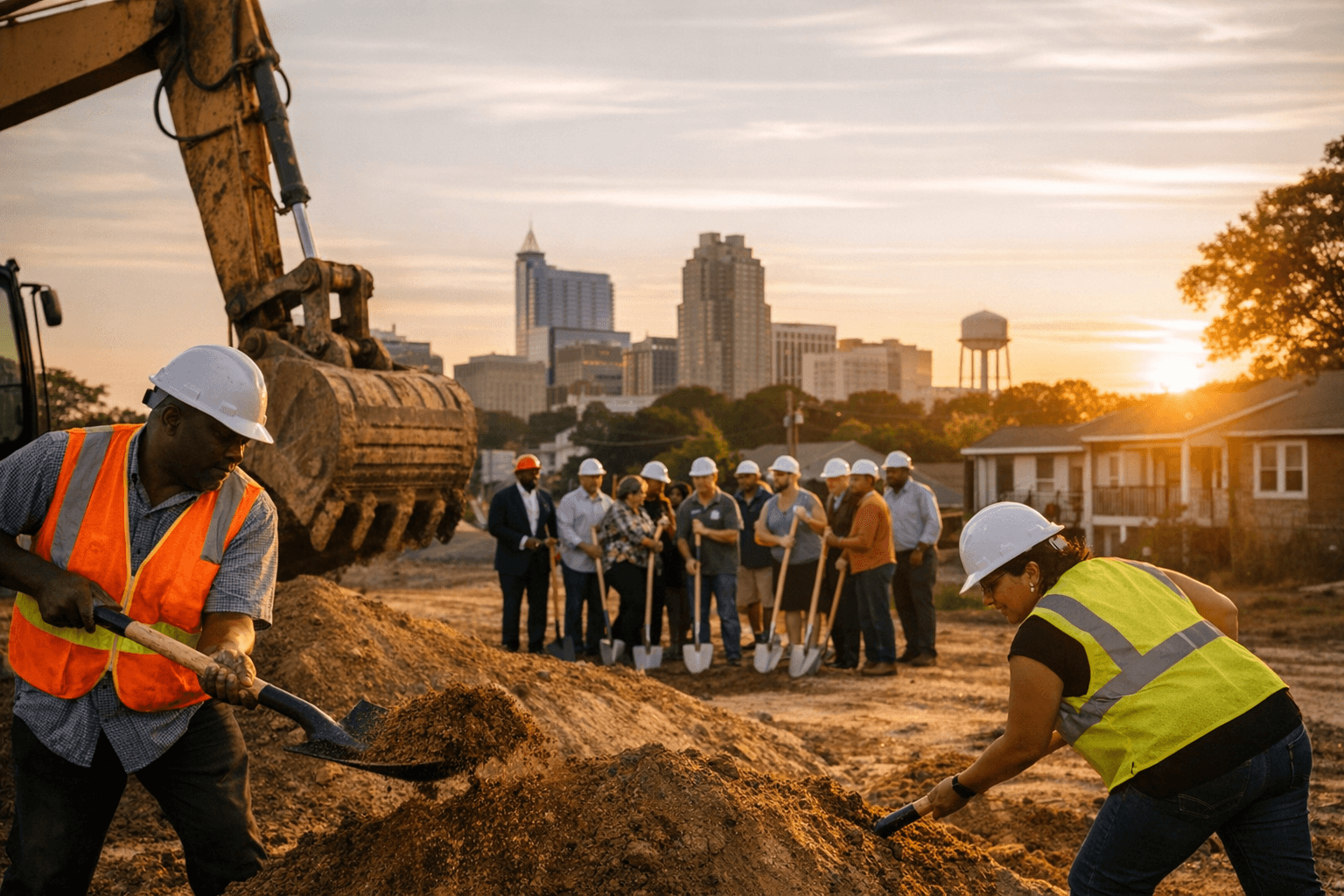 Southeast Raleigh mixed-income housing project breaks ground near downtown