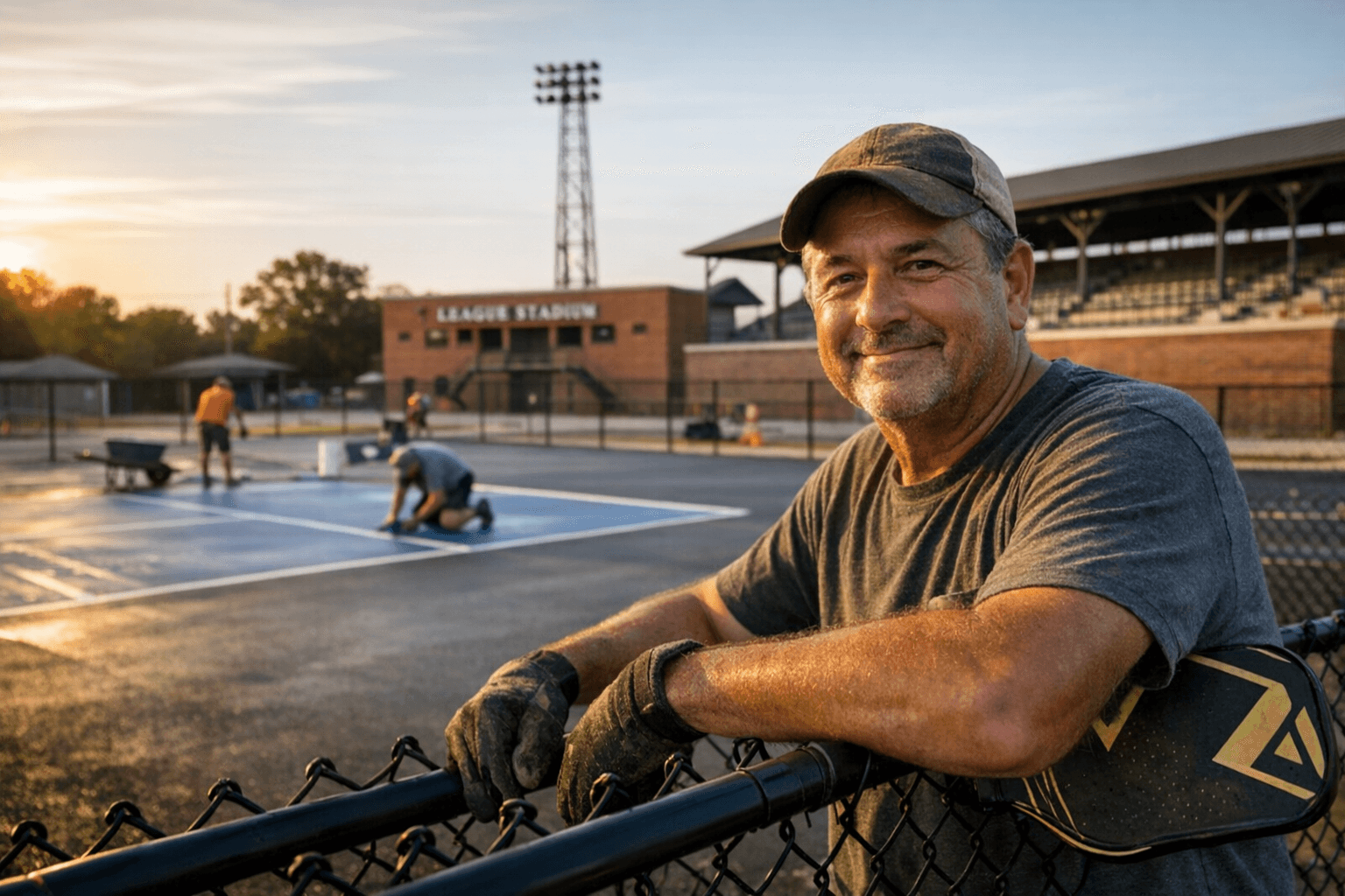 Huntingburg pickleball courts near completion, expected to open by May's end