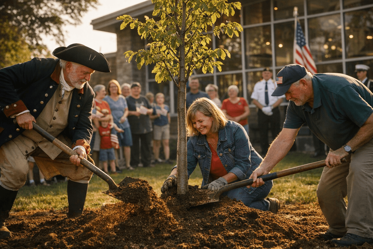Jasper organizations plant Liberty Tree to mark America 250 anniversary