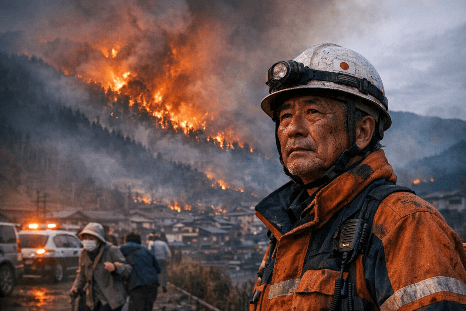 Japan battles third-largest wildfire, forcing thousands to flee Iwate Prefecture
